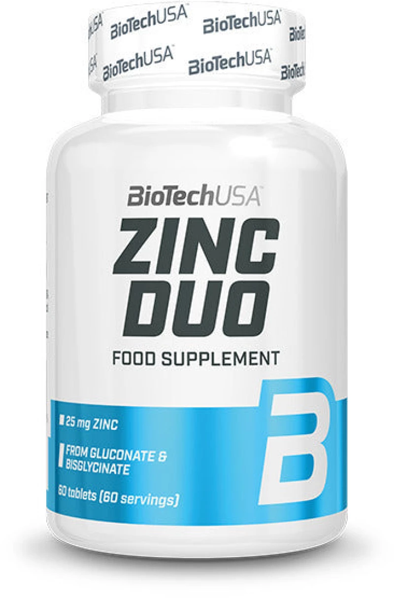 BioTech USA Zinc Duo 25mg - 60 Ταμπλέτες