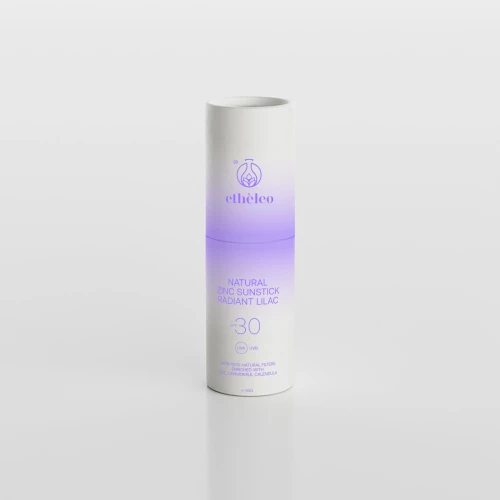 ETHELEO Natural Zinc Sunstick Radiant Lilac Αντηλιακό Στικ Προσώπου SPF30 30g
