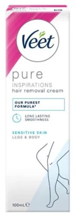 Veet Pure Inspirations Αποτριχωτική Κρέμα για Ευαίσθητες Επιδερμίδες, 100ml