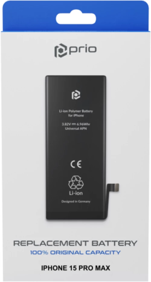Prio Μπαταρια για Apple iPhone 15 Pro Max (Universal APN) 4422 mAh