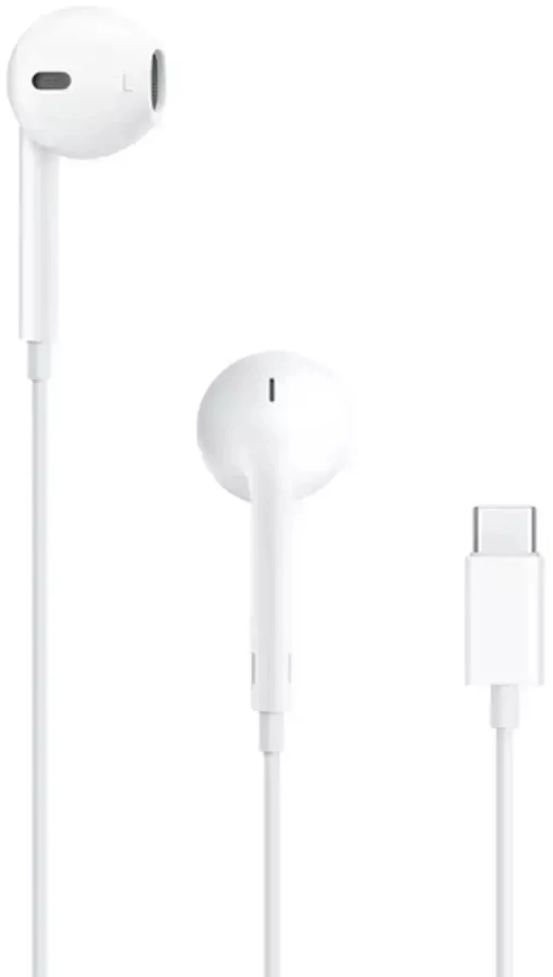 Apple Ενσύρματα Ακουστικά EarPods USB-C Connector Χρώματος Λευκό