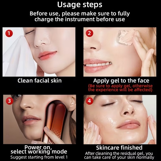 Συσκευή τόνωσης & σύσφιξης προσώπου EMS - 814338