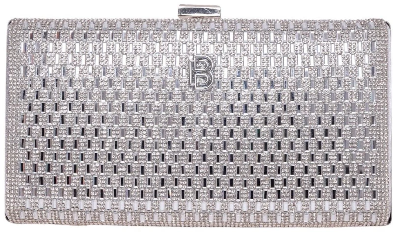 Τσάντα φάκελος clutch CK-6058 - Ασημί Bag to Bag
