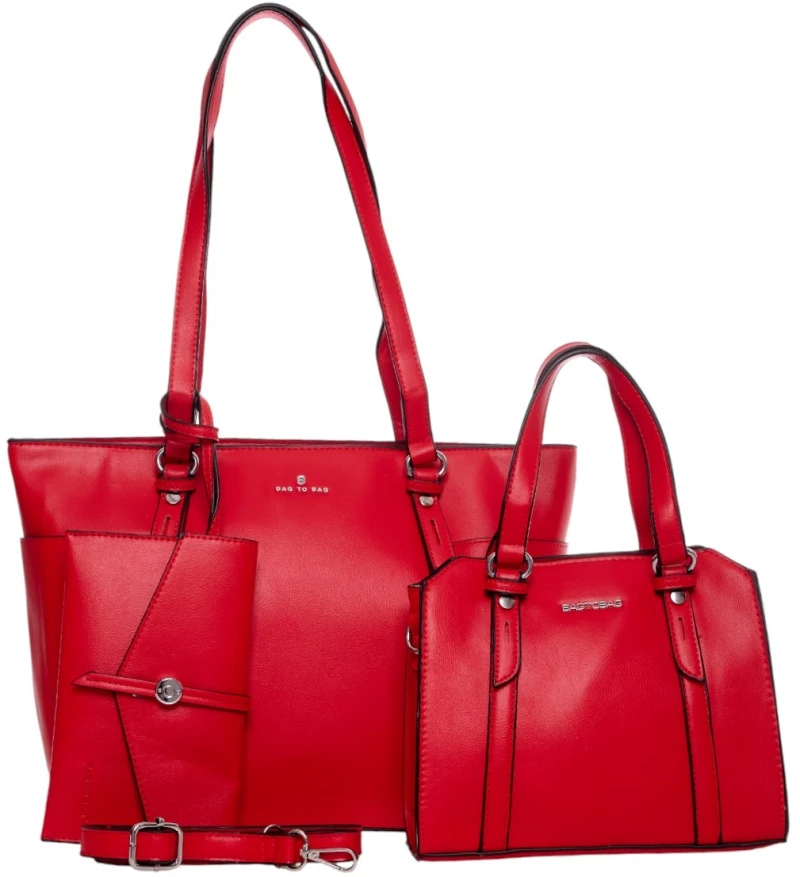 Τσάντα ώμου  JX-2669 - Κόκκινο Bag to Bag