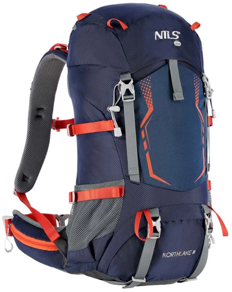 Σακίδιο Πλάτης Ορειβατικό Nils Camp NC1993 NORTHLAKE NAVY BLUE 40L (30+10)