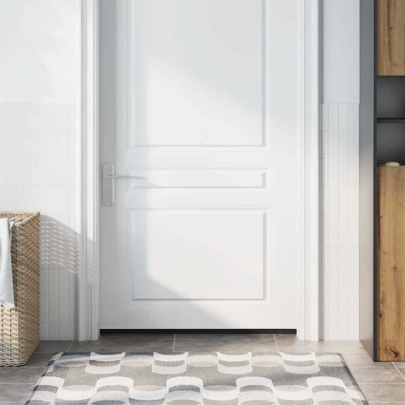 vidaXL Αυτοκόλλητες σφραγίδες πόρτας 6 pcs Λευκό 100 cm