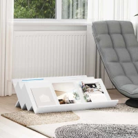 vidaXL Ράφι Περιοδικών Λευκό 90 x 53 x 28,5 εκ Επεξεργασμένο ξύλο