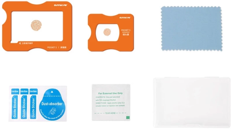 Sunnylife AR Anti-reflection Tempered Film with Locator Accessories for Osmo Pocket 3
