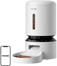Petlibro Granary Camera Feeder Single Tray, 5L (white)