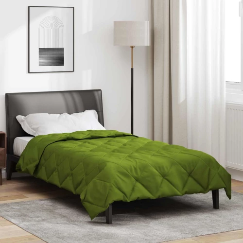 vidaXL Καλοκαιρινό Παπλωματοθήκη Πράσινο 220 x 140 cm Μικροΐνες