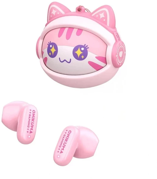 Onikuma TWS TX603 earphones (pink)