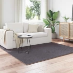 vidaXL Χαλιά χώρου τετράγωνο Ανθρακί 120 x 120 cm