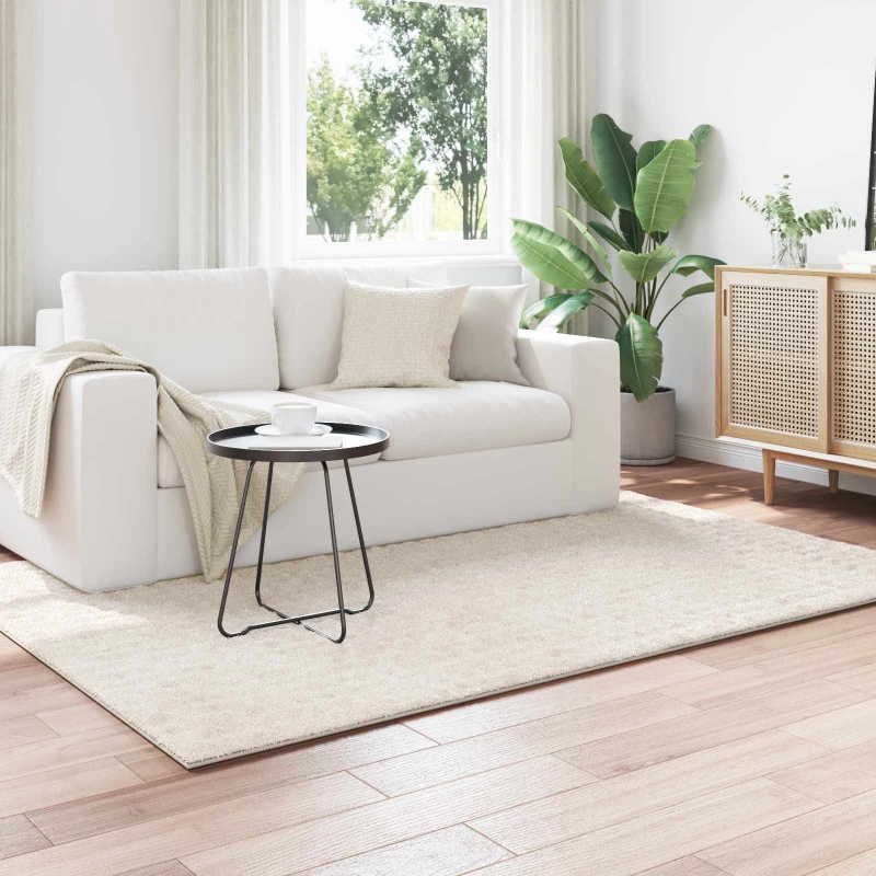 vidaXL Χαλιά χώρου Ορθογώνιος Κρεμ 170 x 120 εκ.