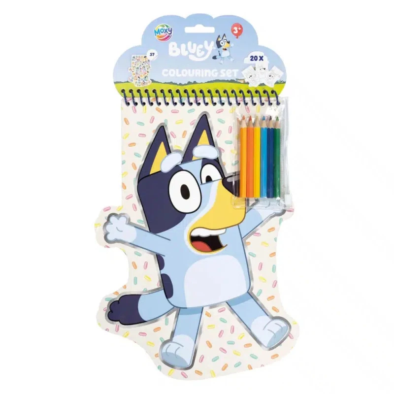 ΒΙΒΛΙΟ ΜΕ ΧΡΩΜΟΣΕΛΙΔΕΣ 20 ΦΥΛΛΑ BLUEY (#002.161000)