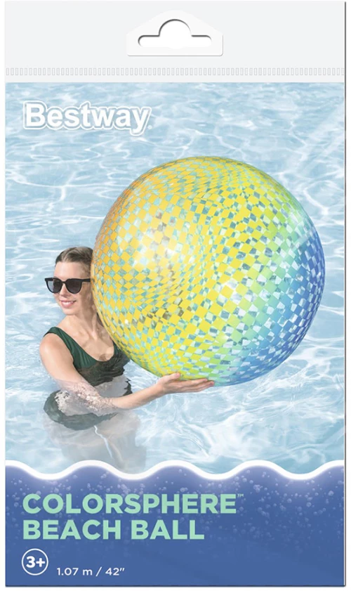 BESTWAY ΦΟΥΣΚΩΤΗ ΜΠΑΛΑ ΠΑΡΑΛΙΑΣ 107 εκ. COLORSPHERE (#31152)