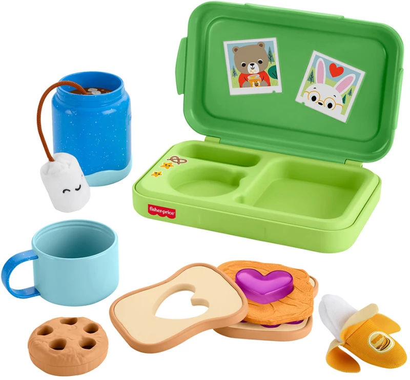 FISHER PRICE ΣΕΤ ΠΑΙΧΝΙΔΙΟΥ ΦΑΓΗΤΟΔΟΧΕΙΟ ΜΕ ΠΑΓΟΥΡΙ (#JLC01)