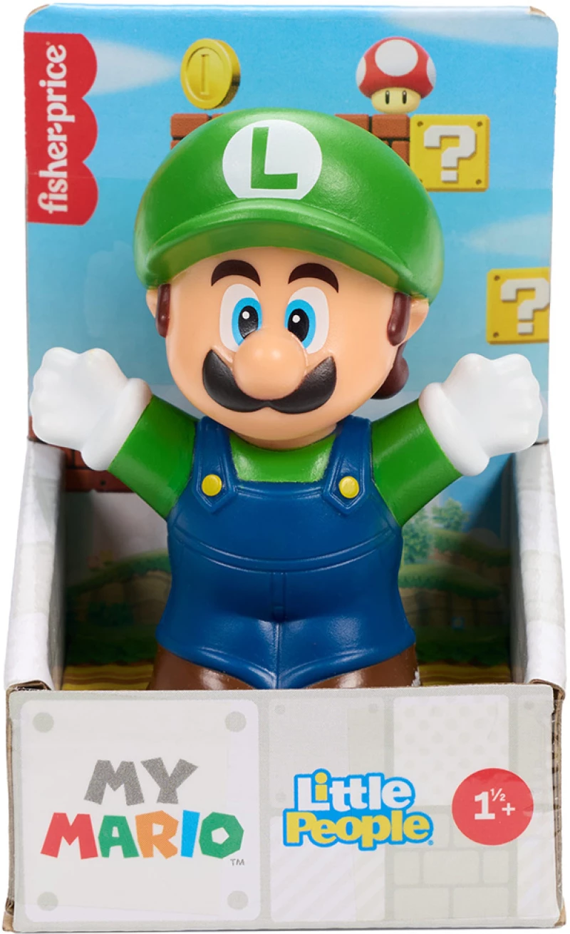 FISHER PRICE LITTLE PEOPLE SUPER MARIO ΦΙΓΟΥΡΑ LUIGI (#JHG66)