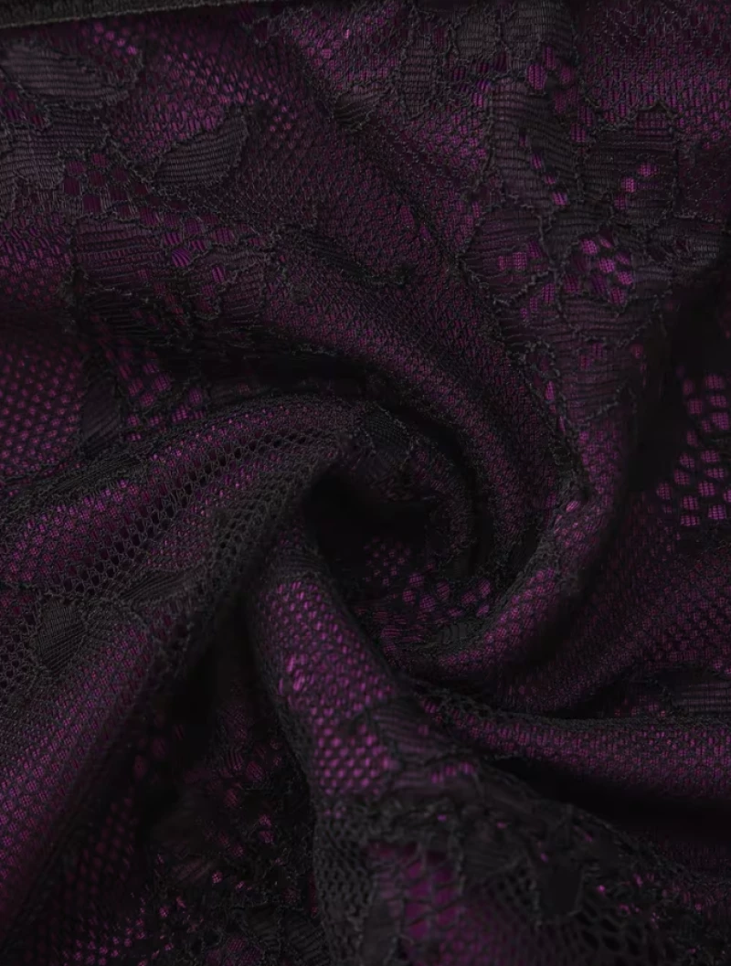 Δαντελένιος Κορσές Bralette Μοβ