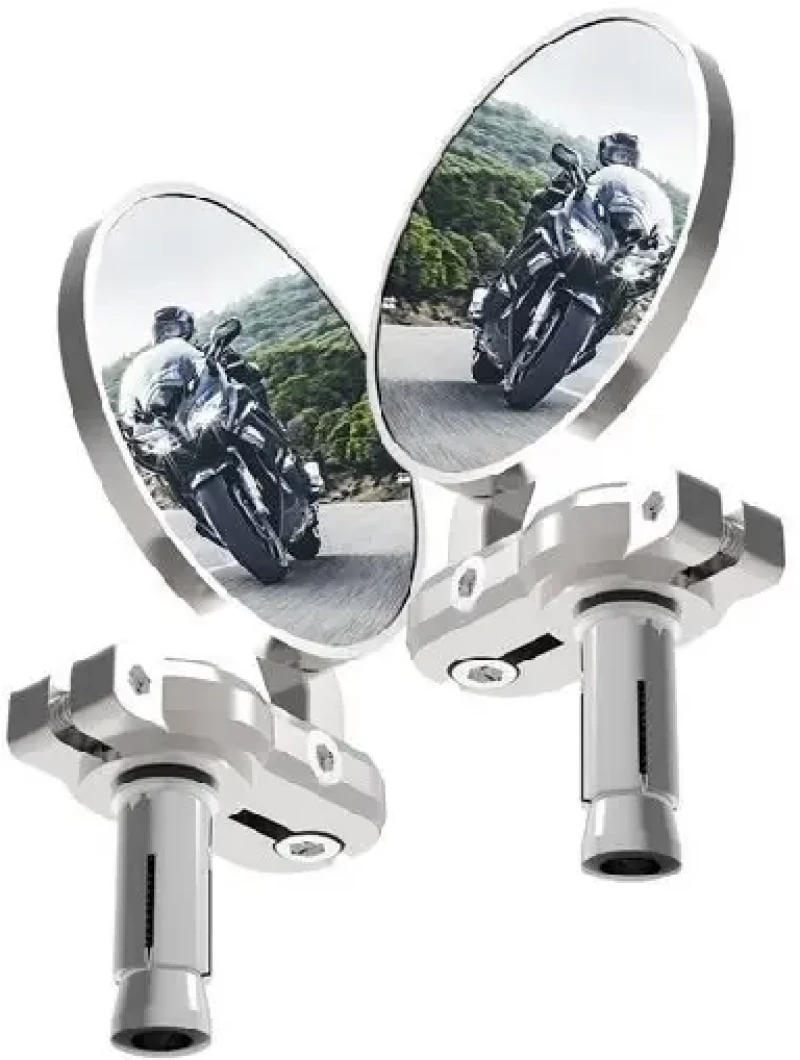 ΚΑΘΡΕΠΤΕΣ ΑΝΤΙΒΑΡΟΥ BarEnd Mirrors - Silver ΖΕΥΓ 2TEM. OX578 OXFORD (OX121)