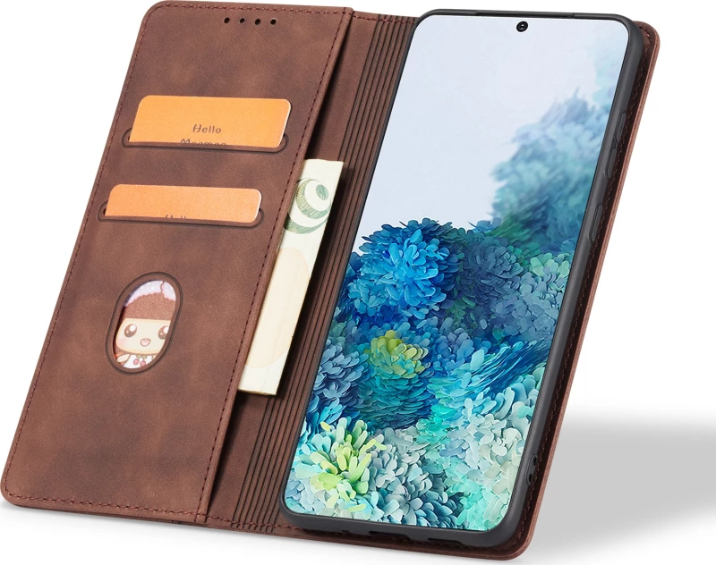 Bodycell Θήκη - Πορτοφόλι Apple iPhone 11 Pro Max - Dark Brown (5206015057786)