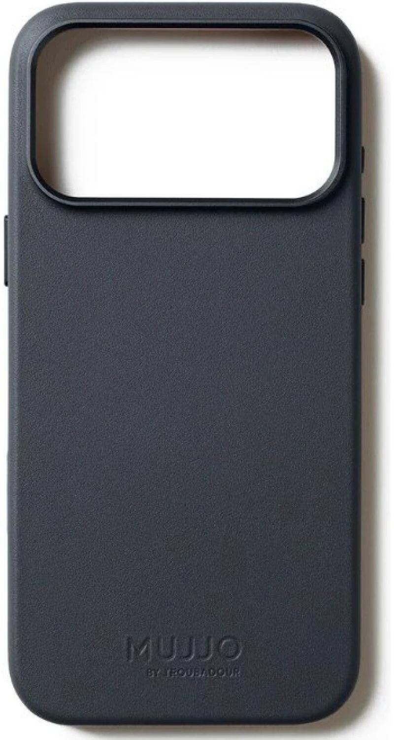 Θήκη iPhone 17 Pro Max MUJJO by Troubadour Full Leather Case Δερμάτινη με MagSafe - Basalt (MUJJO-CL-063-BS)