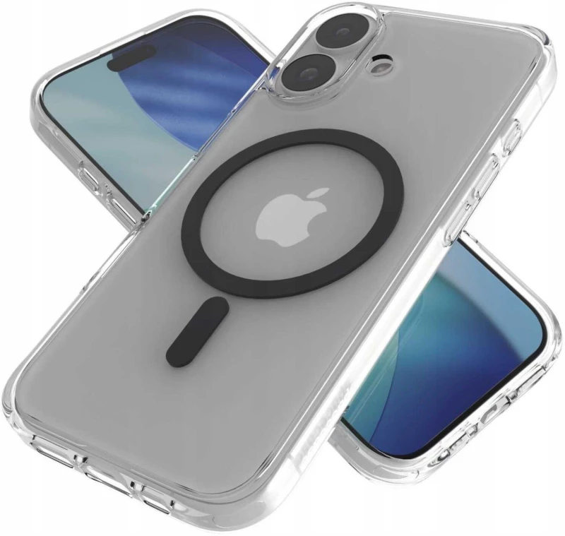 Θήκη iPhone 17 Spacecase Clear MagSafe Σκληρή Διάφανη με MagSafe - Black (5905719130978)