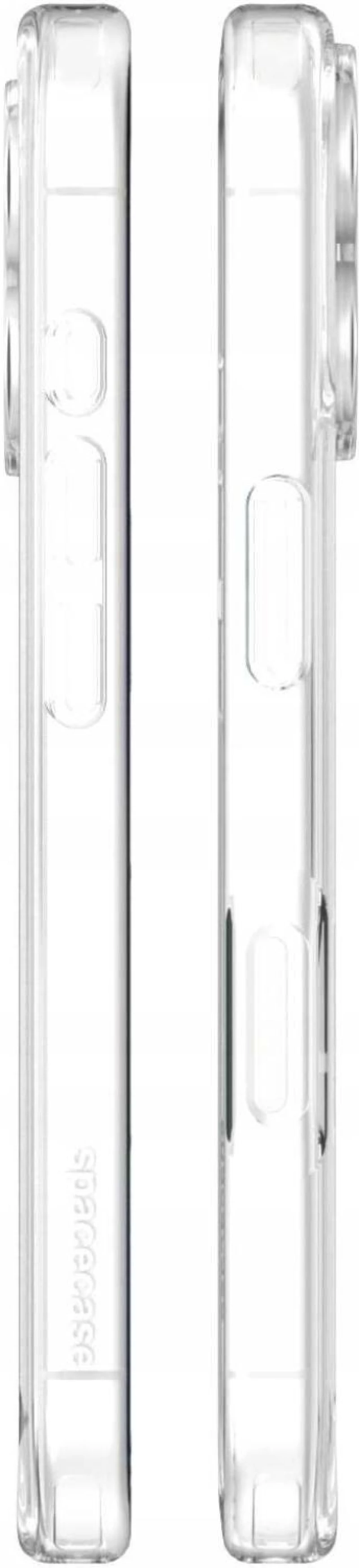 Θήκη iPhone 17 Spacecase Clear MagSafe Σκληρή Διάφανη με MagSafe - Black (5905719130978)