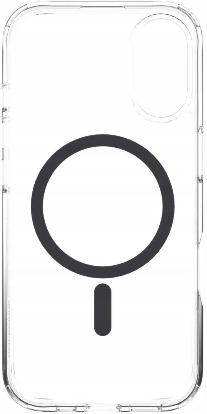 Θήκη iPhone 17 Spacecase Clear MagSafe Σκληρή Διάφανη με MagSafe - Black (5905719130978)