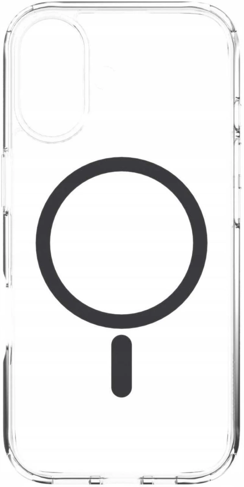 Θήκη iPhone 17 Spacecase Clear MagSafe Σκληρή Διάφανη με MagSafe - Black (5905719130978)