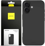 Θήκη iPhone 17 Spacecase Silicone Case Σιλικόνης - Black (5905719131296)