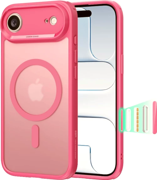 Θήκη iPhone Air ESR Classic Hybrid Magnetic Ανθεκτική με MagSafe & Κάλυμμα για Camera Control - Frosted Pink (4894240288139)