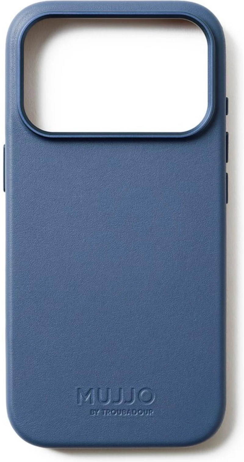 Θήκη iPhone 17 Pro MUJJO by Troubadour Full Leather Case Δερμάτινη με MagSafe - Monaco Blue (MUJJO-CL-061-BL)