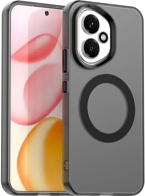 Θήκη Honor 400 Techsuit CandyCase Σκληρή Ημιδιάφανη με MagSafe - Black (5949419310810)