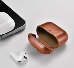 Θήκη AirPods 4th Gen iCarer Vintage Δερμάτινη - Brown (WMAP250901-BN)