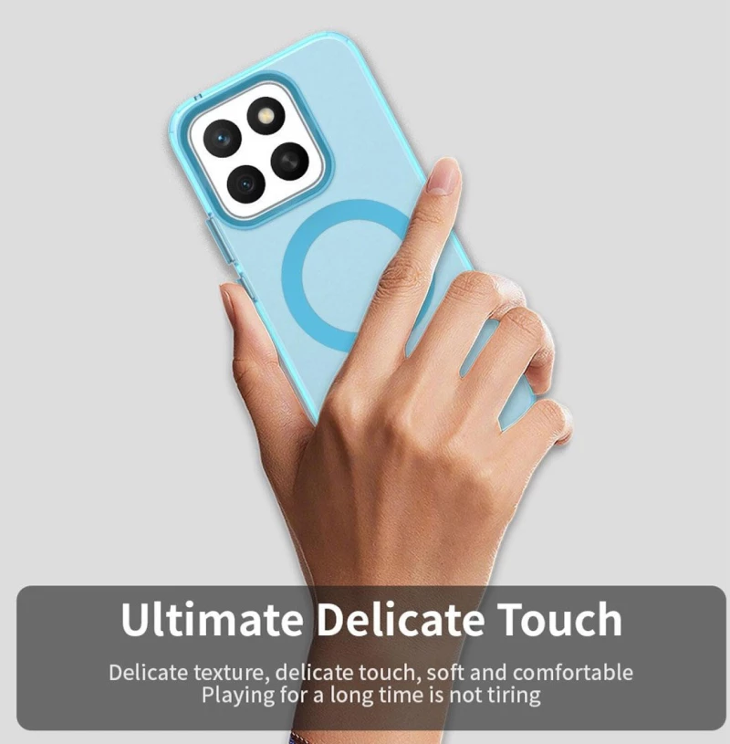 Θήκη Honor X8c Techsuit CandyCase Σκληρή Ημιδιάφανη με MagSafe - Blue (5949419310889)