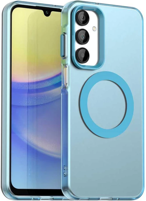 Θήκη Samsung Galaxy A16 Techsuit CandyCase Σκληρή Ημιδιάφανη με MagSafe - Blue (5949419312432)