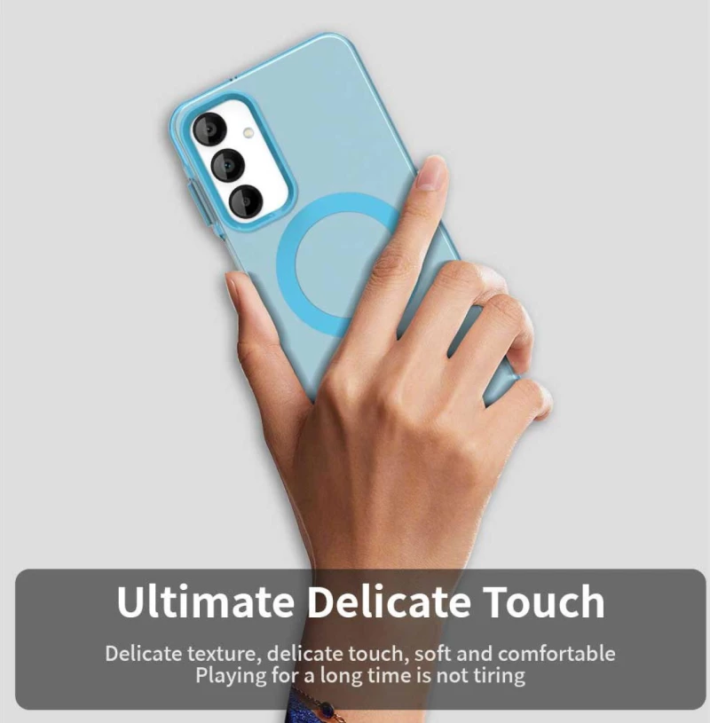 Θήκη Samsung Galaxy A16 Techsuit CandyCase Σκληρή Ημιδιάφανη με MagSafe - Blue (5949419312432)