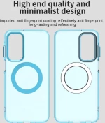 Θήκη Samsung Galaxy A16 Techsuit CandyCase Σκληρή Ημιδιάφανη με MagSafe - Blue (5949419312432)