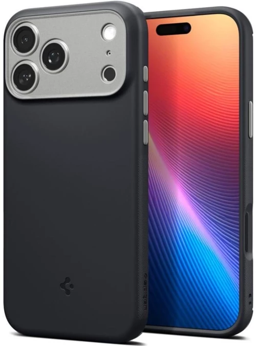 Θήκη iPhone 17 Pro Max Spigen Nano Pop MagFit Ανθεκτική Σιλικόνης με MagSafe - Black Sesame (ACS10262)