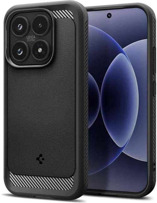 Θήκη Xiaomi 17 Spigen Rugged Armor Ανθεκτική Σιλικόνης - Matte Black (ACS10458)