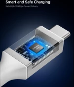 Καλώδιο Type-C Spigen Essential EB10010CC Φόρτισης 100W & Μεταφοράς Δεδομένων 5Gbps σε Type-C 100cm - White (ACA08774)