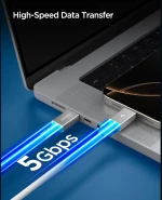 Καλώδιο Type-C Spigen Essential EB10010CC Φόρτισης 100W & Μεταφοράς Δεδομένων 5Gbps σε Type-C 100cm - White (ACA08774)
