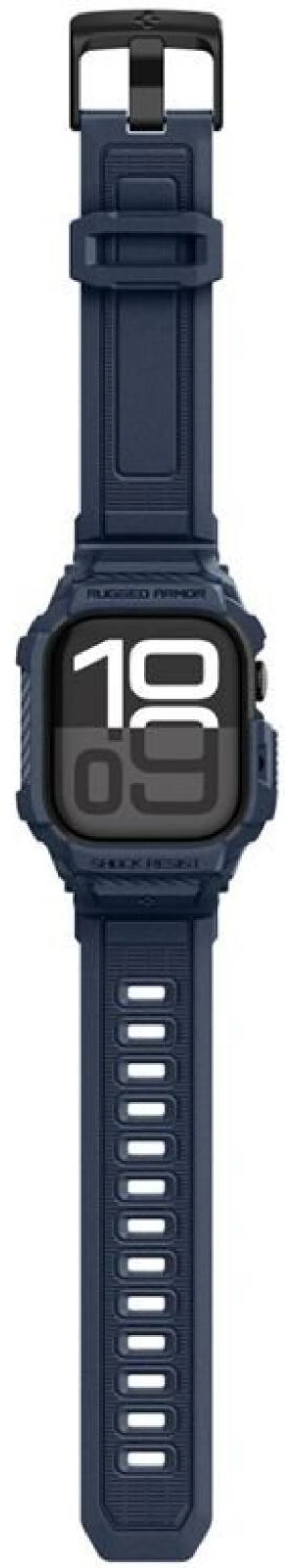 Θήκη Apple Watch 11 / 10 42mm Spigen Rugged Armor Pro 2 Unibody Σιλικόνης - Navy Blue (ACS10495)