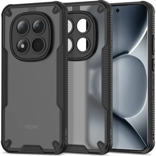 Θήκη Xiaomi Redmi Note 15 Pro Plus / Poco M8 Pro Tech-Protect Rugged Shield Σκληρή Ημιδιάφανη - Matte Black (5906302353040)