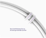 Καλώδιο Buddi Flex Φόρτισης & Μεταφοράς Δεδομένων USB-A σε Lightning 100cm 12W - White (8719246497452)