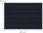 Σουπλά Relaxdays Set of 6 Rectangular Bamboo Placemats από Μπαμπού 45 x 30 cm 6 Τεμάχια - Black (10020505_46)