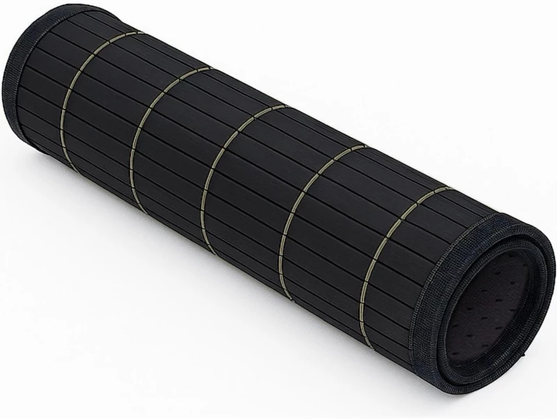 Σουπλά Relaxdays Set of 6 Rectangular Bamboo Placemats από Μπαμπού 45 x 30 cm 6 Τεμάχια - Black (10020505_46)