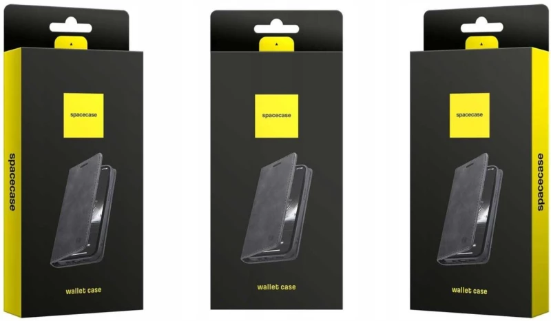Θήκη Oppo Reno14 Pro Spacecase Wallet Πορτοφόλι - Black (5905719129996)