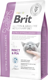 Brit VD CAT Veterinary Diet Cat Grain Free Ultra-Hypoallergenic Insect & Pea 2kg