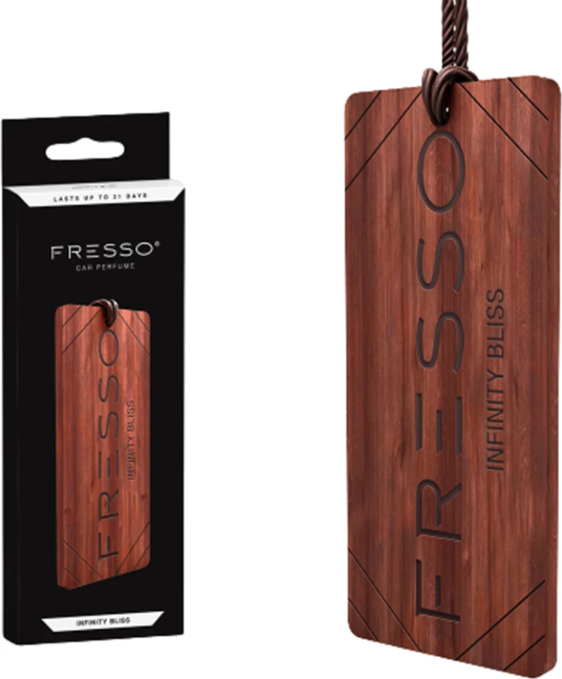 Fresso - Ξύλινο Κρεμαστό Αρωματικό Αυτοκινήτου Infinity Bliss - 1 τεμ. (390464/FRE)